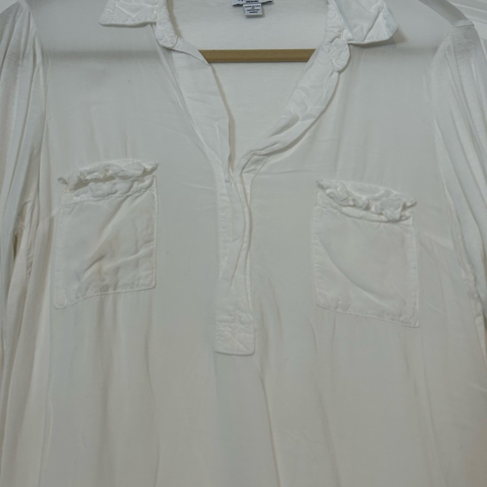 Splendid White Button Down Top - image 2